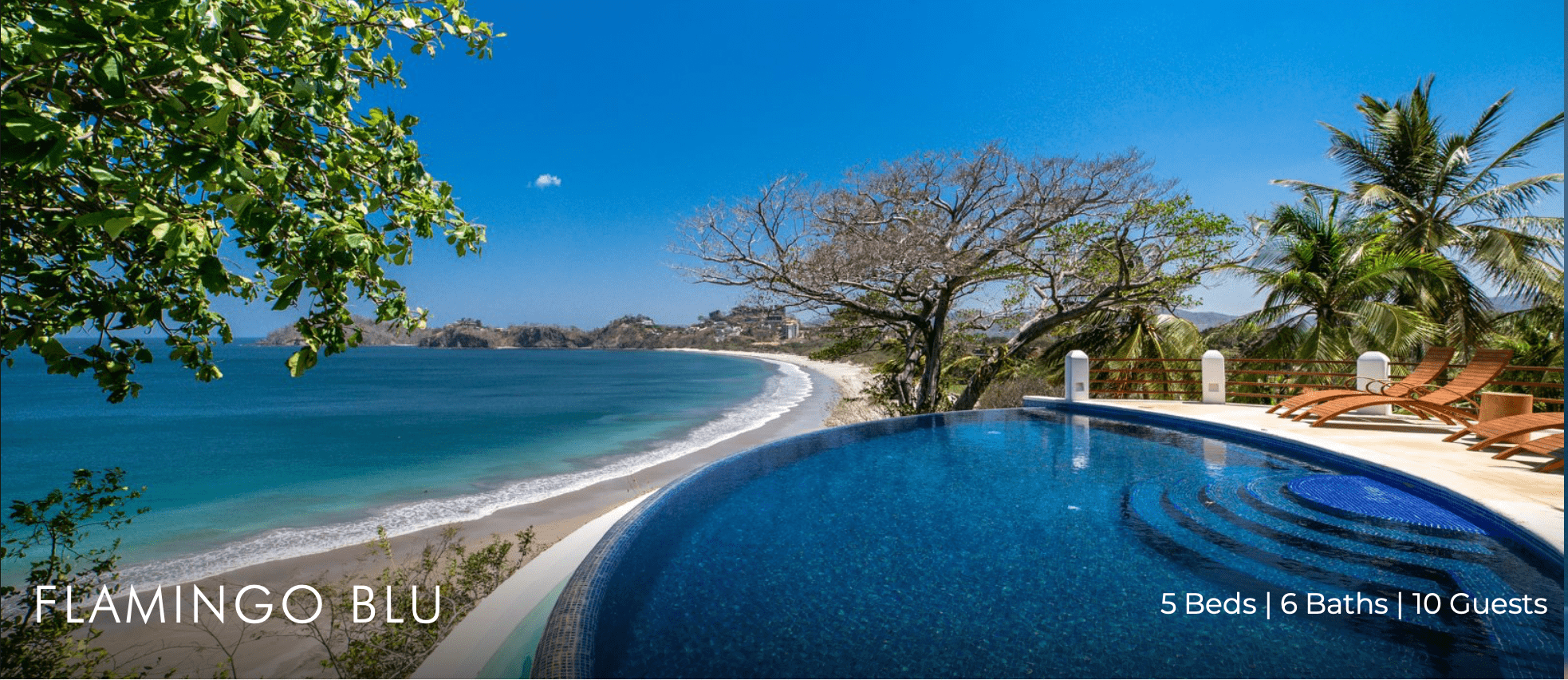 Flamingo Blu on the best beaches in Guanacaste