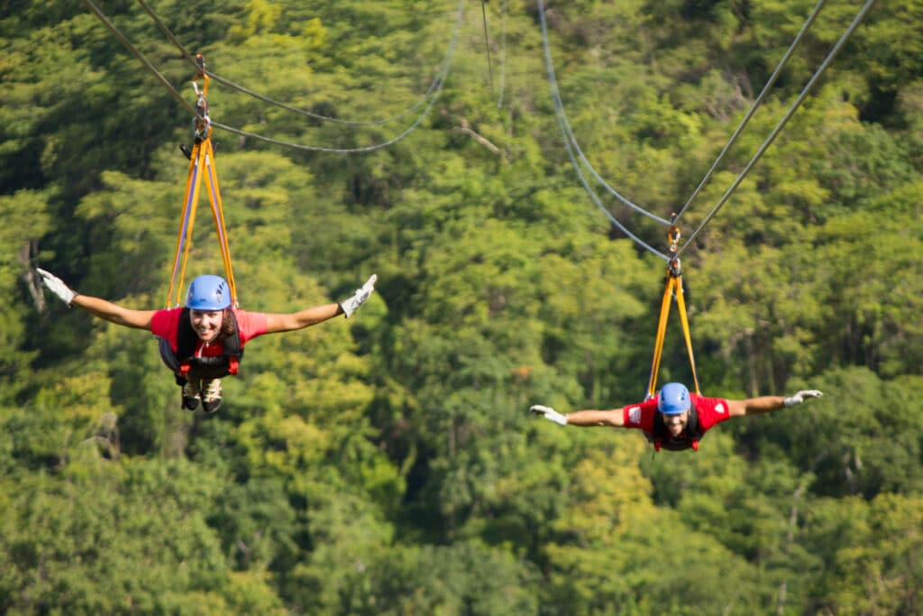 couples zip line costa rica